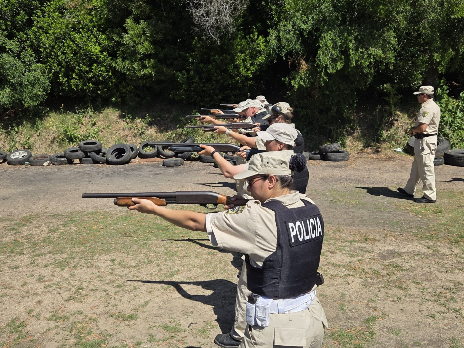 Calistenia con escopeta.