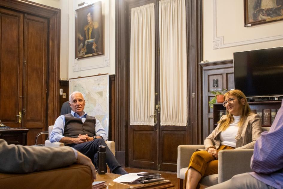 Ministro Carlos Negro y Directora del INR; Ana Juanche Ministro Carlos Negro y Directora del INR; Ana Juanche