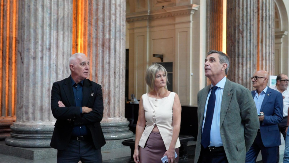 Ministro, Subsecretaria y Presidente del Brou 