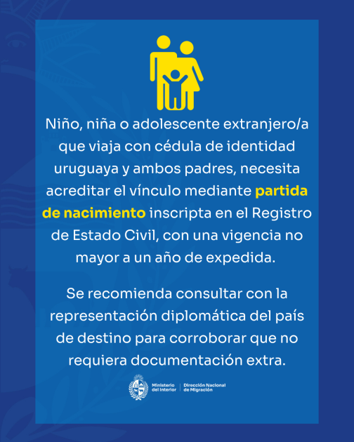 Recomendaciones para viajar al exterior con menores de edad Recomendaciones para viajar al exterior con menores de edad