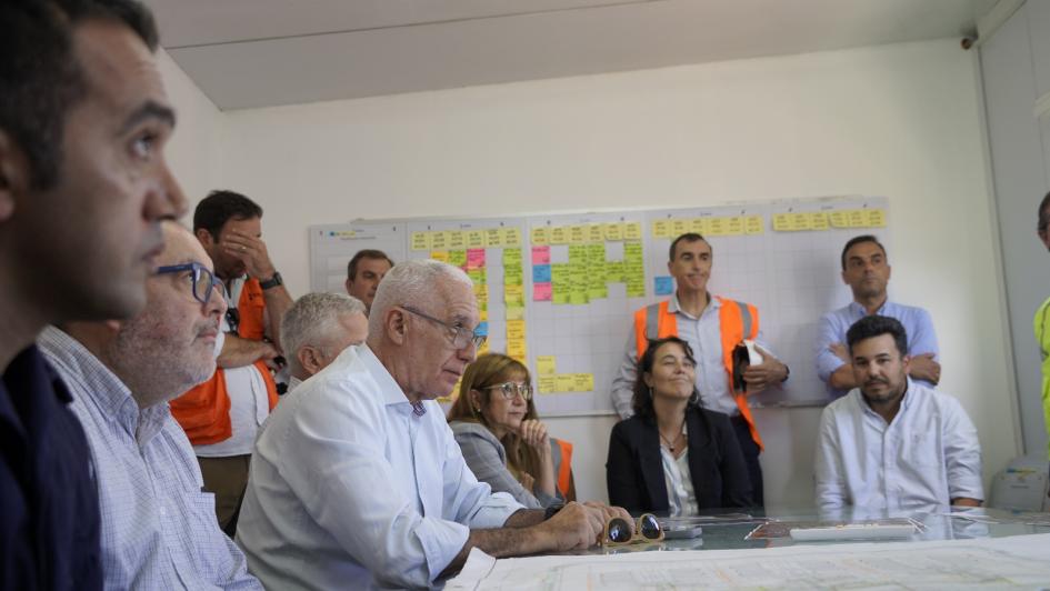 Ministro durante la presentación del proyecto Ministro durante la presentación del proyecto