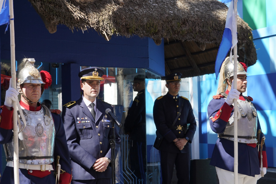 Ministro del Interior inauguró stand en Expo Prado 2025
