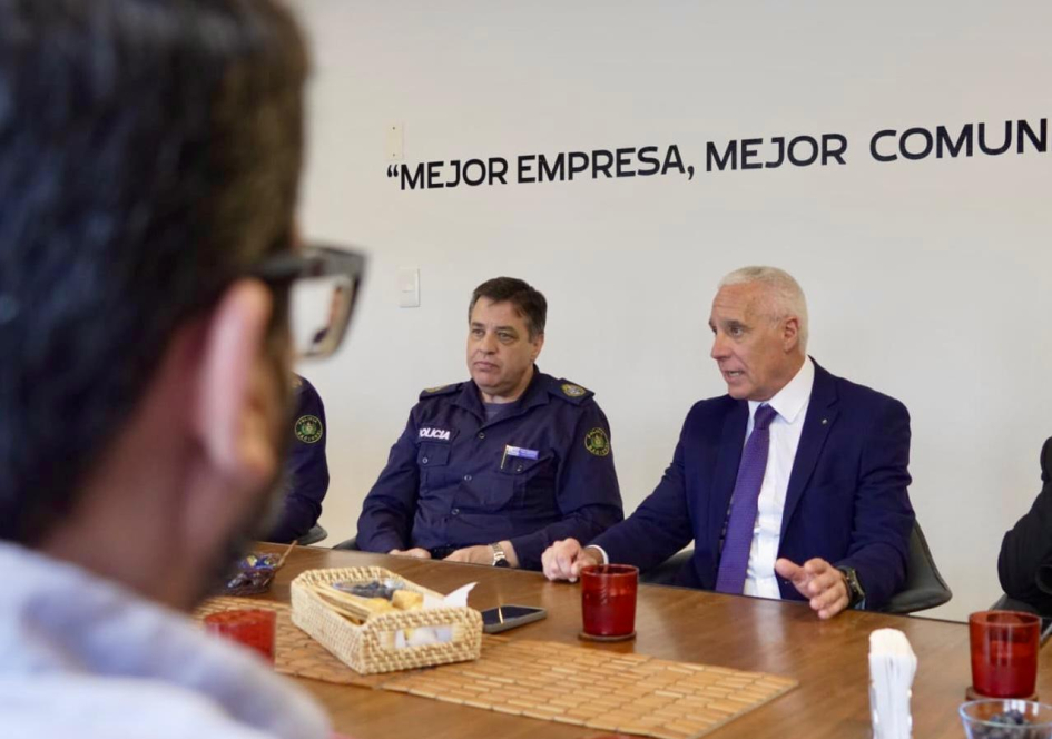 Ministro Carlos Negro y Jefe de Policía de Canelones Ministro Carlos Negro y Jefe de Policía de Canelones