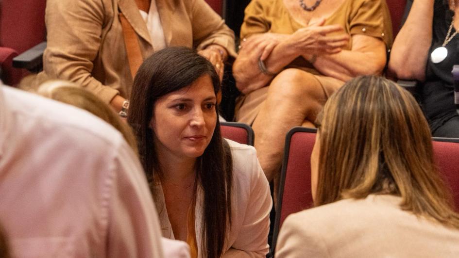 María José Oviedo, directora general de Secretaría del Ministerio del Interior, en acto del Día Inte