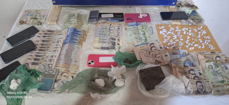 objetos incuatados en los allanamientos 