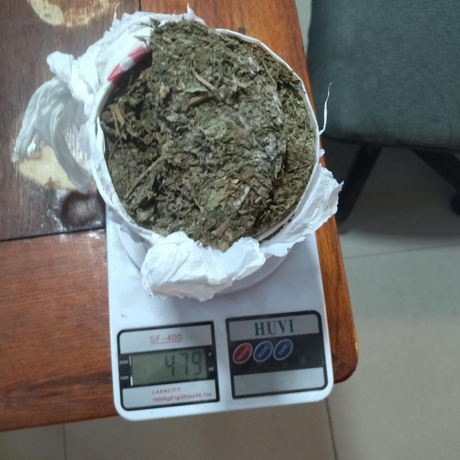 479 gramos de marihuana prensada 479 gramos de marihuana prensada