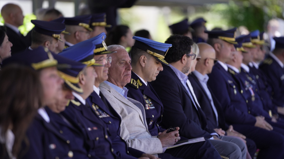 autoridades en el palco de honor 