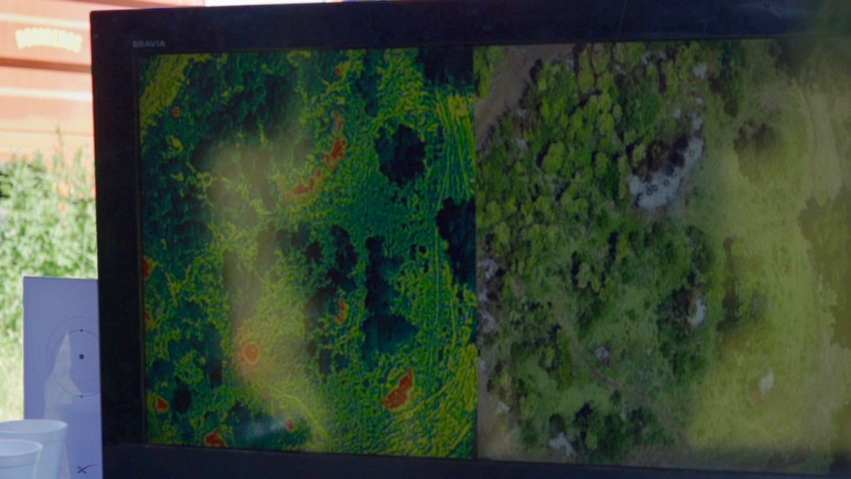 imagen de la pantalla del dron imagen de la pantalla del dron