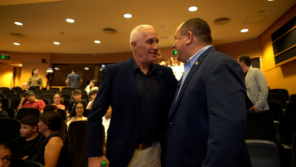 Ministro y Agustín Iparraguirre Ministro y Agustín Iparraguirre