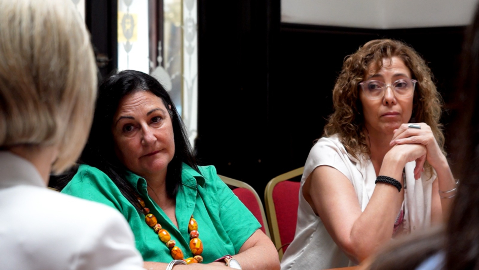 Paloma Morazo y la Dra. Mariela Solari del PNUD 