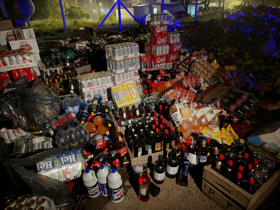 mercadería incautada en los allanamientos mercadería incautada en los allanamientos