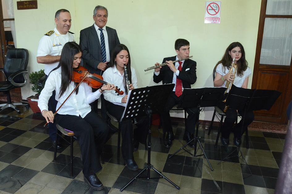 Actuacion Orquesta de Cámara en Hall de Jefatura. Actuacion Orquesta de Cámara en Hall de Jefatura.