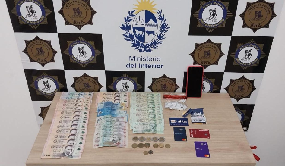 Incautación en allanamiento en vivienda del Cerro Partido