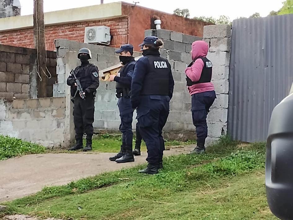 Allanamiento en vivienda del barrio Estacion Allanamiento en vivienda del barrio Estacion