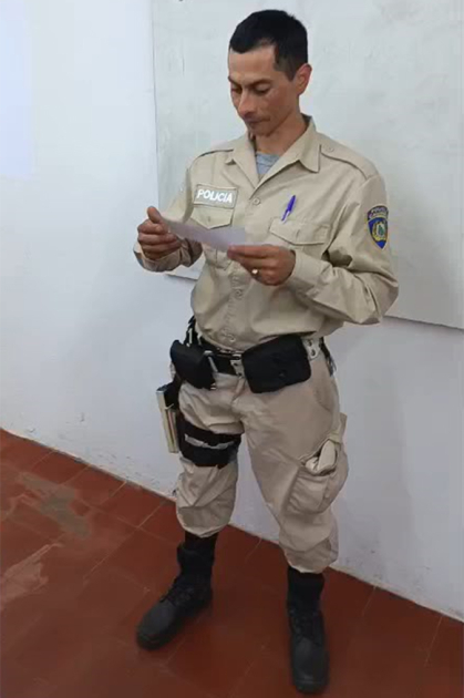 Alumno del Curso de Primer Respondedor Policial Nivel I Alumno del Curso de Primer Respondedor Policial Nivel I