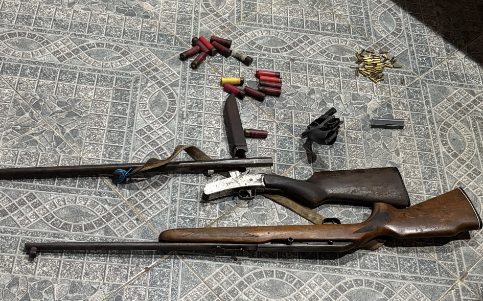 Armas incautadas