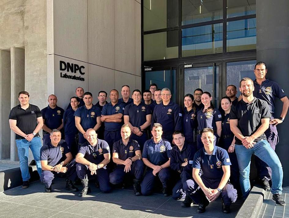 Participantes e Instructores del curso de armero Glock.