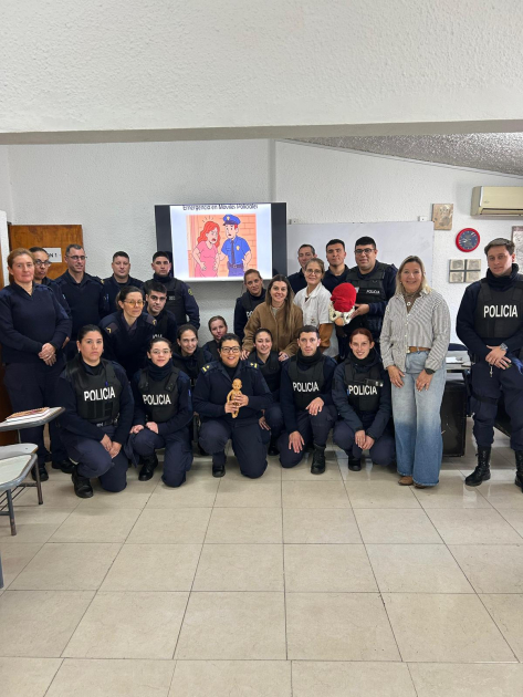 Asistentes al taller de parto