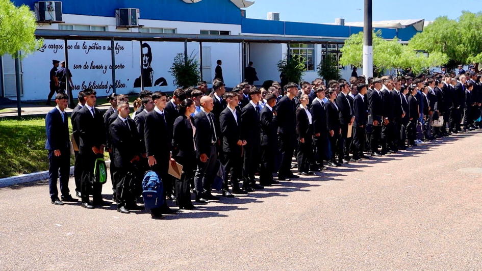 Aspirantes a ingresar como cadetes de Policía 