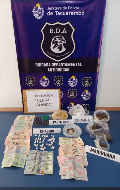 Efectos, sustancia y dinero incautados Efectos, sustancia y dinero incautados