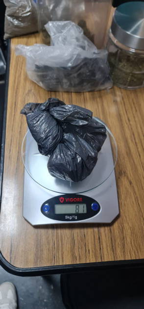 droga incautada en los allanamientos 