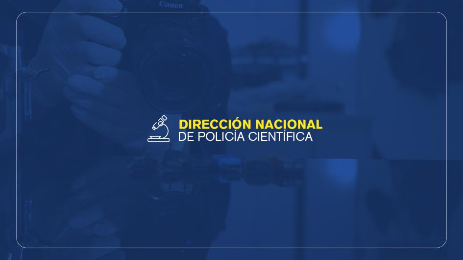 placa Policía Científica