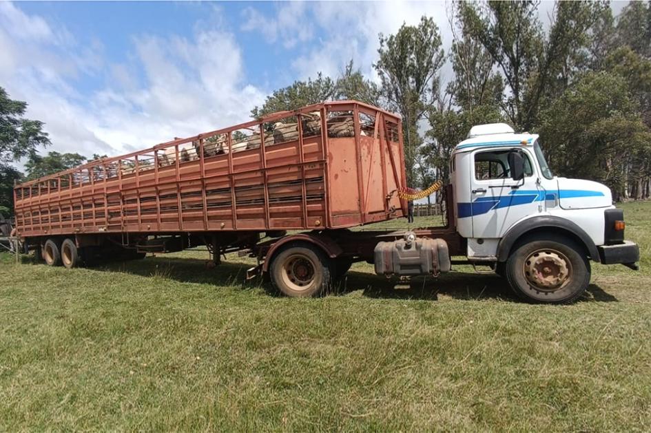 Camion incautado. Camion incautado.