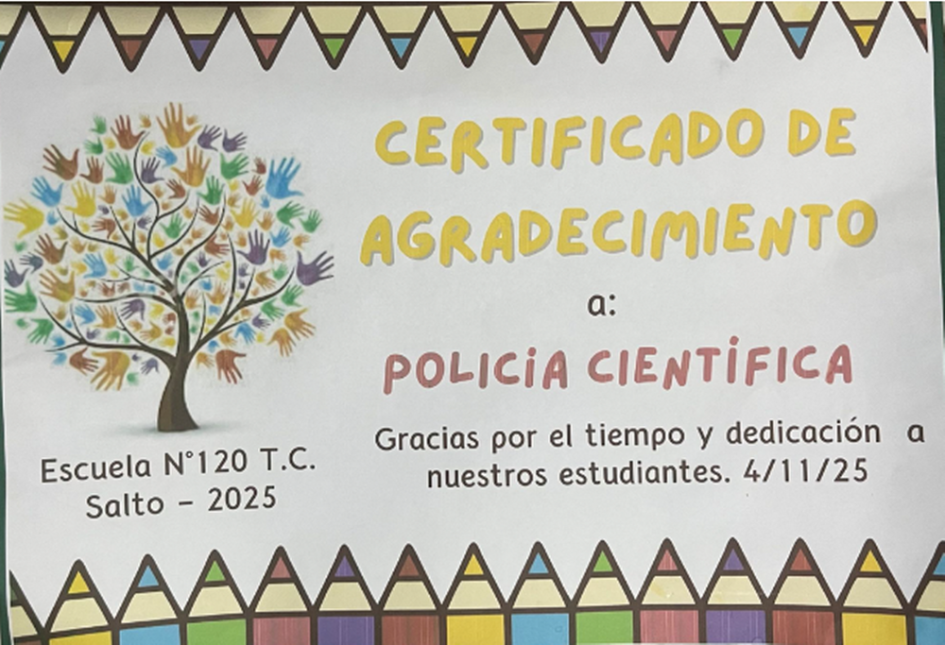 Charla sobre identidad y huellas dactilares