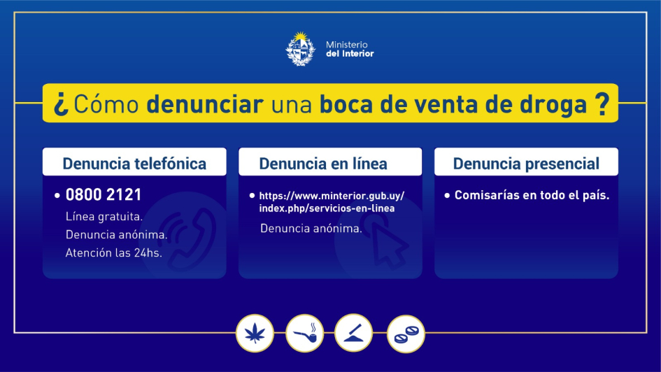 Como denunciar una boca de venta de drogas Como denunciar una boca de venta de drogas