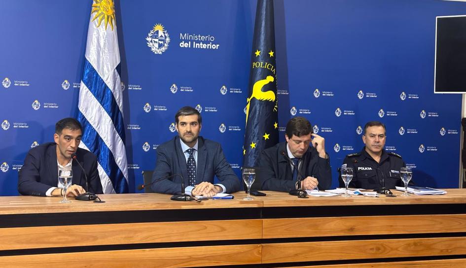 Conferencia de prensa Ministerio del Interior, AUF, AUDAF