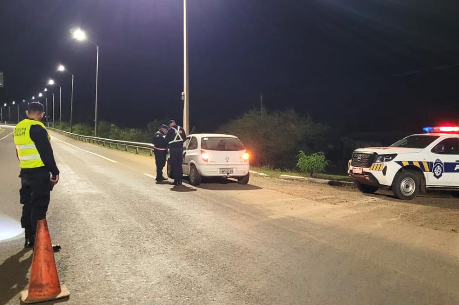 Control Policial en Ruta.