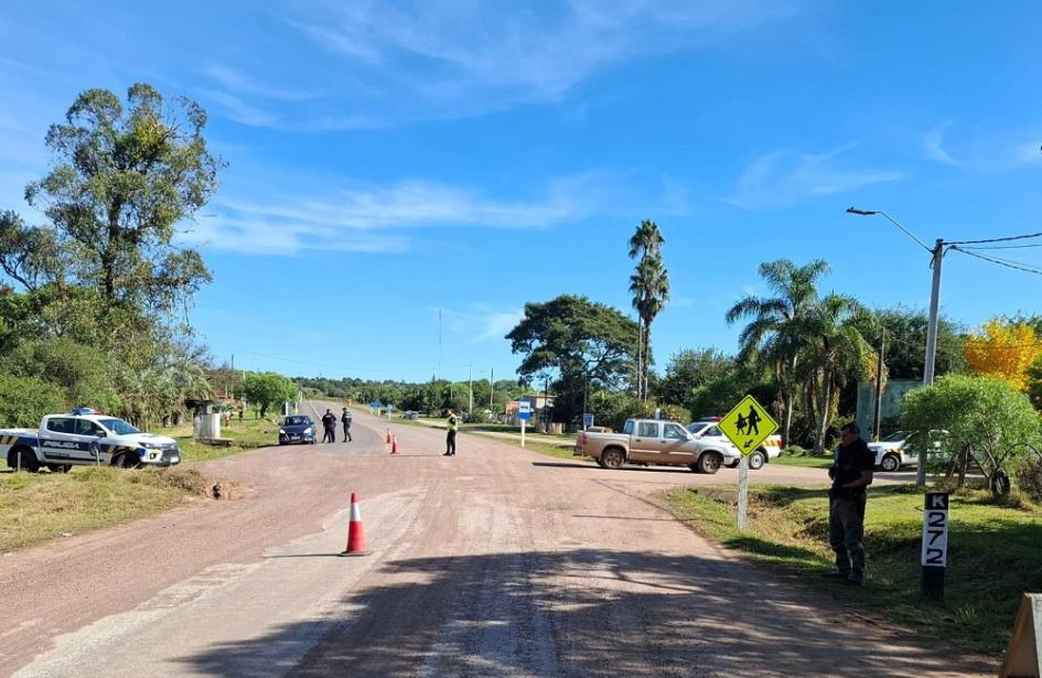 Control en ruta 14 pasaje por Zapicán Control en ruta 14 pasaje por Zapicán