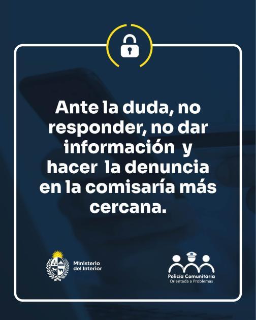 Ante la duda hacer la denuncia Ante la duda hacer la denuncia