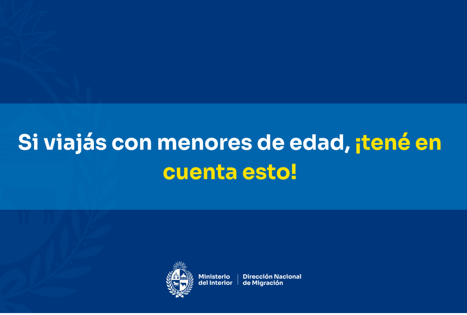 Si viajás con menores de edad, ¡tené en cuenta esto! Si viajás con menores de edad, ¡tené en cuenta esto!