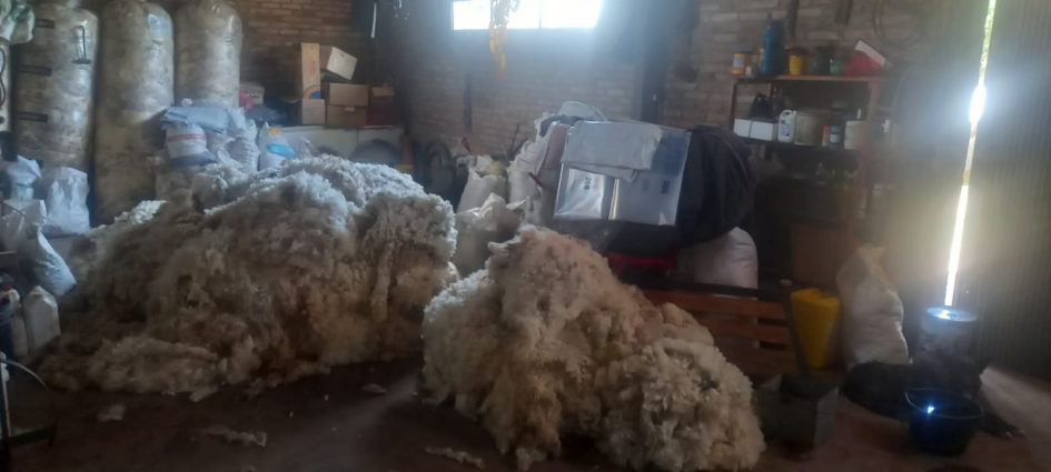 Cuero de cordero quemado Cuero de cordero quemado