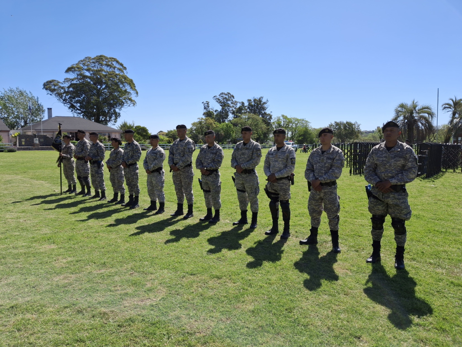 Participantes del Curso de Respuesta de Intervención Policial formados