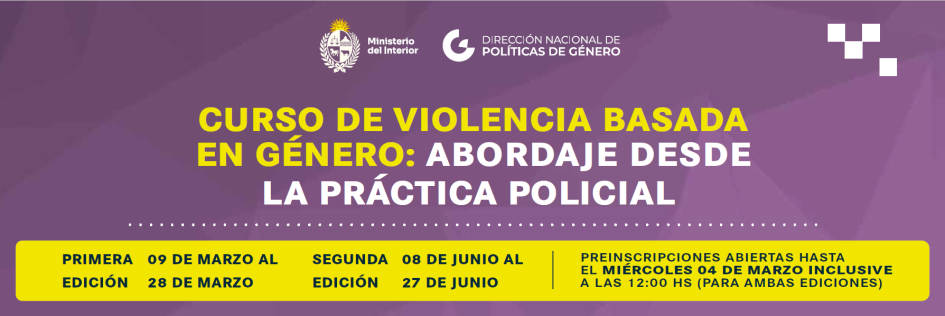 Curso Violencia Basada en Género: Abordaje desde la Práctica Policial