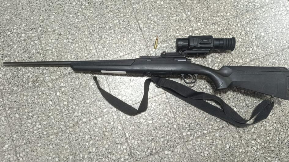 Arma incautada en los allanamientos Arma incautada en los allanamientos