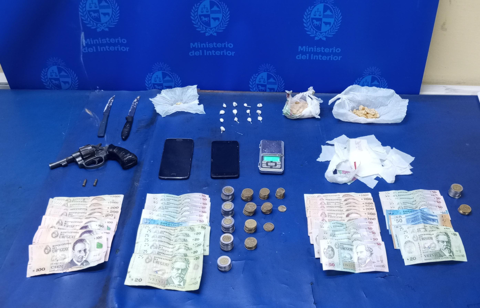 Allanamiento en La Unión: un detenido por venta de drogas