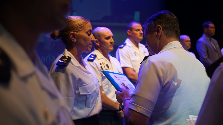 Acto por el Día de la Policía en Canelones
