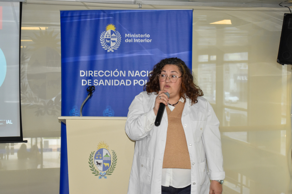 Dra. Claudia Bermúdez, encargada de la Unidad de Medicina Sexual de Sanidad Policial Foto de Dra. Claudia Bermúdez, encargada de la Unidad de Medicina Sexual de Sanidad Policial