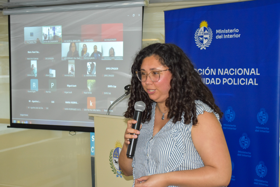 Lic. Florencia Forrisi encargada del Programa Nacional de Género y Diversidad Sexual del MSP Foto de Lic. Florencia Forrisi encargada del Programa Nacional de Género y Diversidad Sexual del MSP