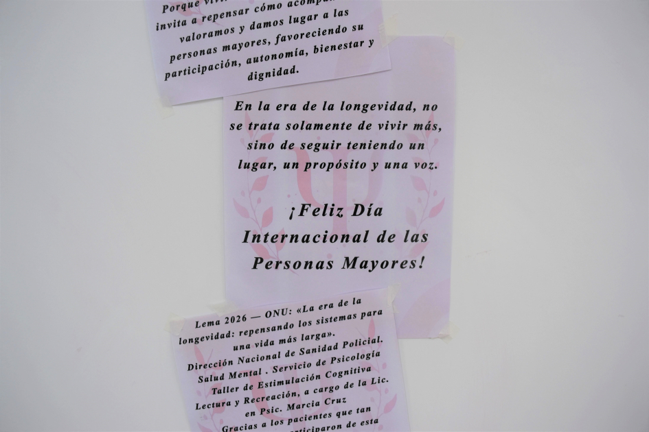 Día Internacional de las personas mayores Cartelera de actividad