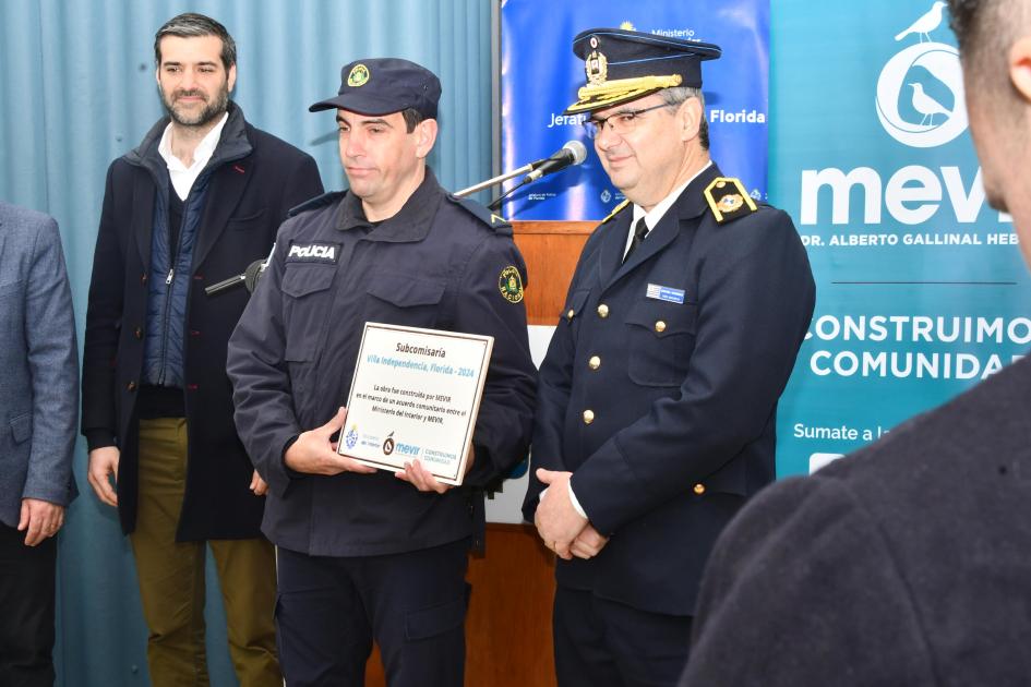 El Ministerio del Interior inauguró la Subcomisaría 16ta de Villa Independencia en Florida 