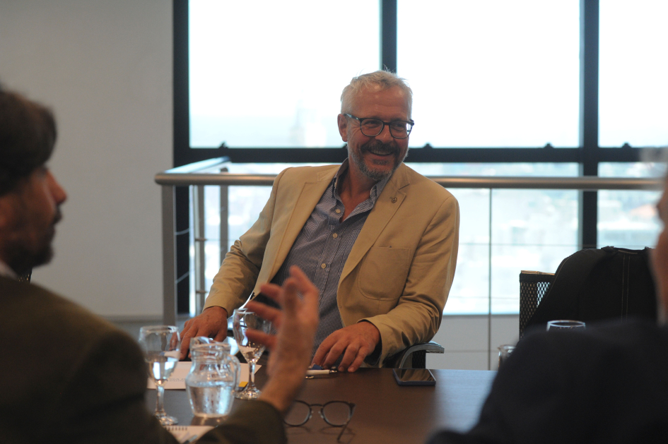 Foto reunión de las autoridades en la Junta Nacional de Seguridad