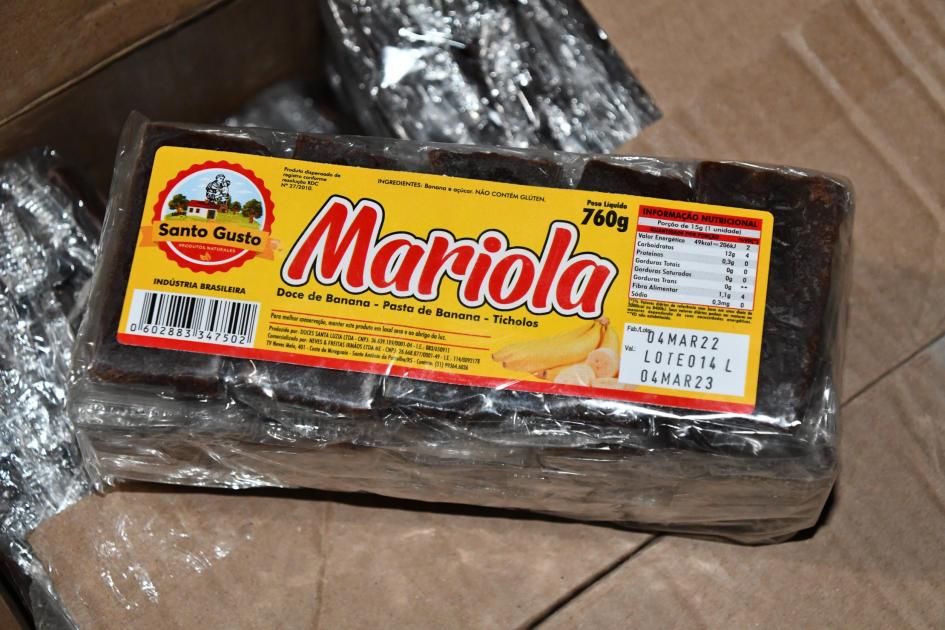 Paquete de ticholos incautados Paquete de ticholos incautados