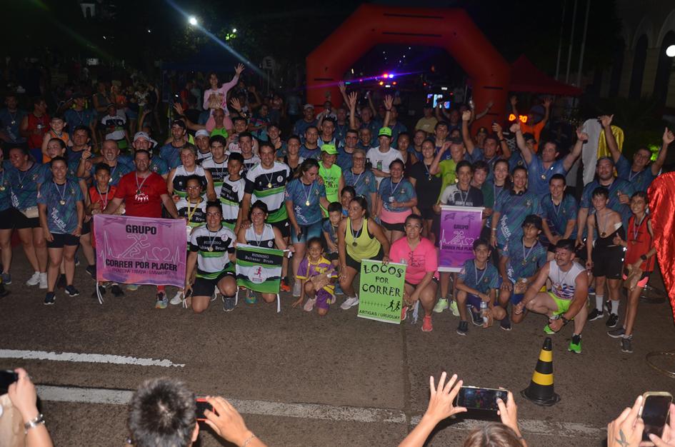 Maratón Policial 4K Competidores reunidos