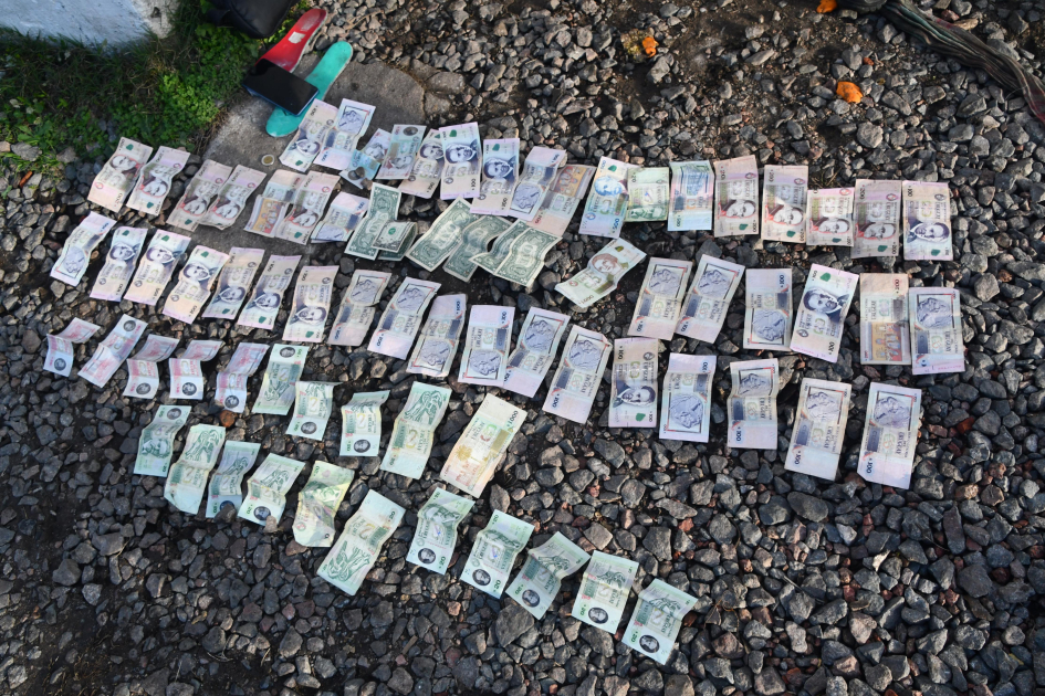 Dinero incautado