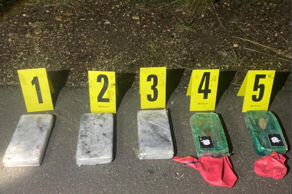 Droga incautada por la Policía. Droga incautada por la Policía.