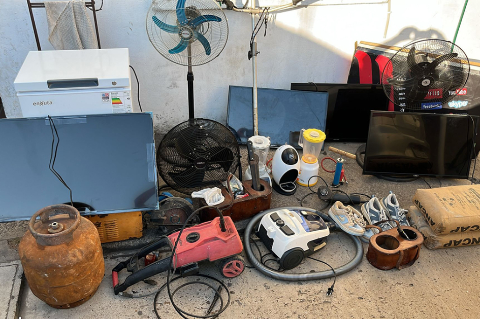 Efectos producto de hurtos recuperados por la policía